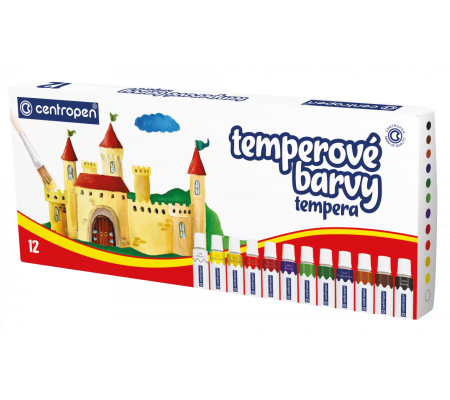 Temperové barvy Centropen 12barev