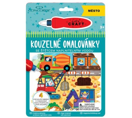 Omalovánky kouzelné Město